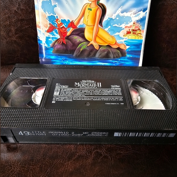 The Little Mermaid 2 Return To The Sea VHS Walt‎ Disney - Picture 8 of 9